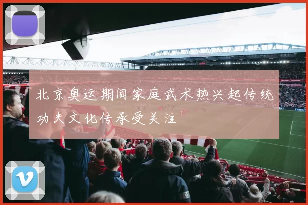 北京奥运期间家庭武术热兴起传统功夫文化传承受关注